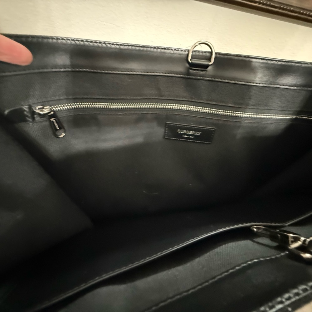 Burberry Black Leather Tote - Picture 12 of 15